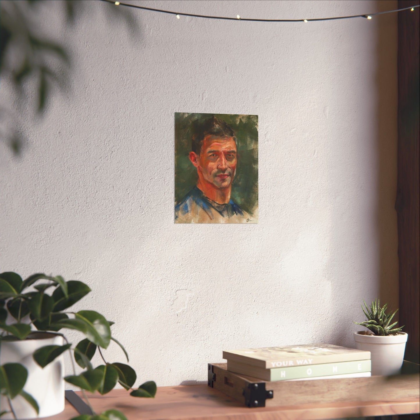 "Antonio" - Oil Portriait Print (Day 106)