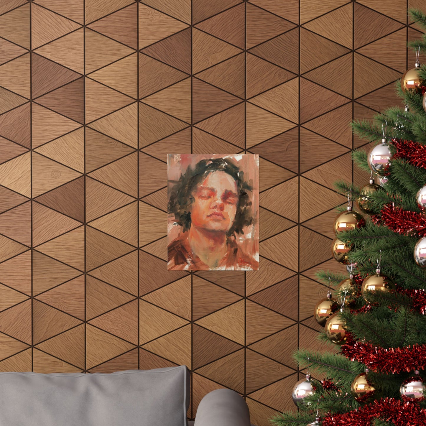 "Damien" - Oil Portriait Print (Day 135)