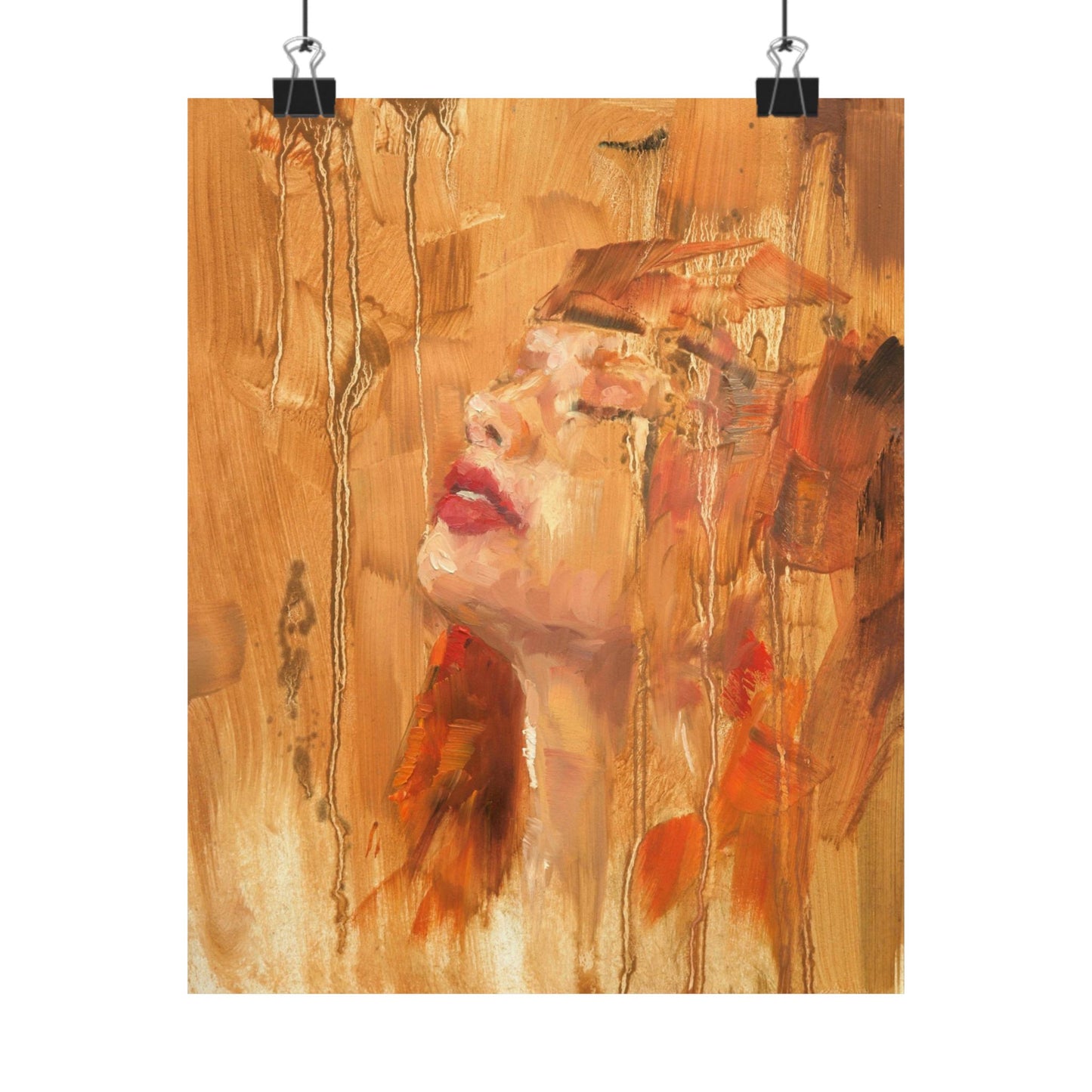 "Livia" - Oil Portriait Print (Day 43)