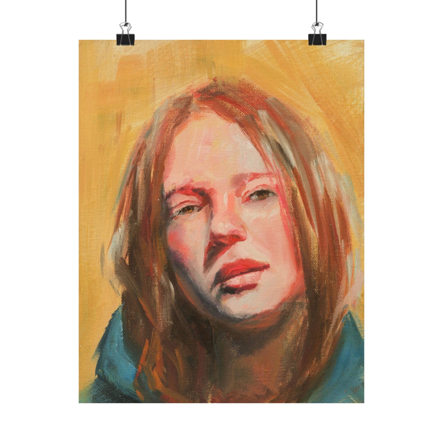 "Vicky" - Oil Portriait Print (Day 229)