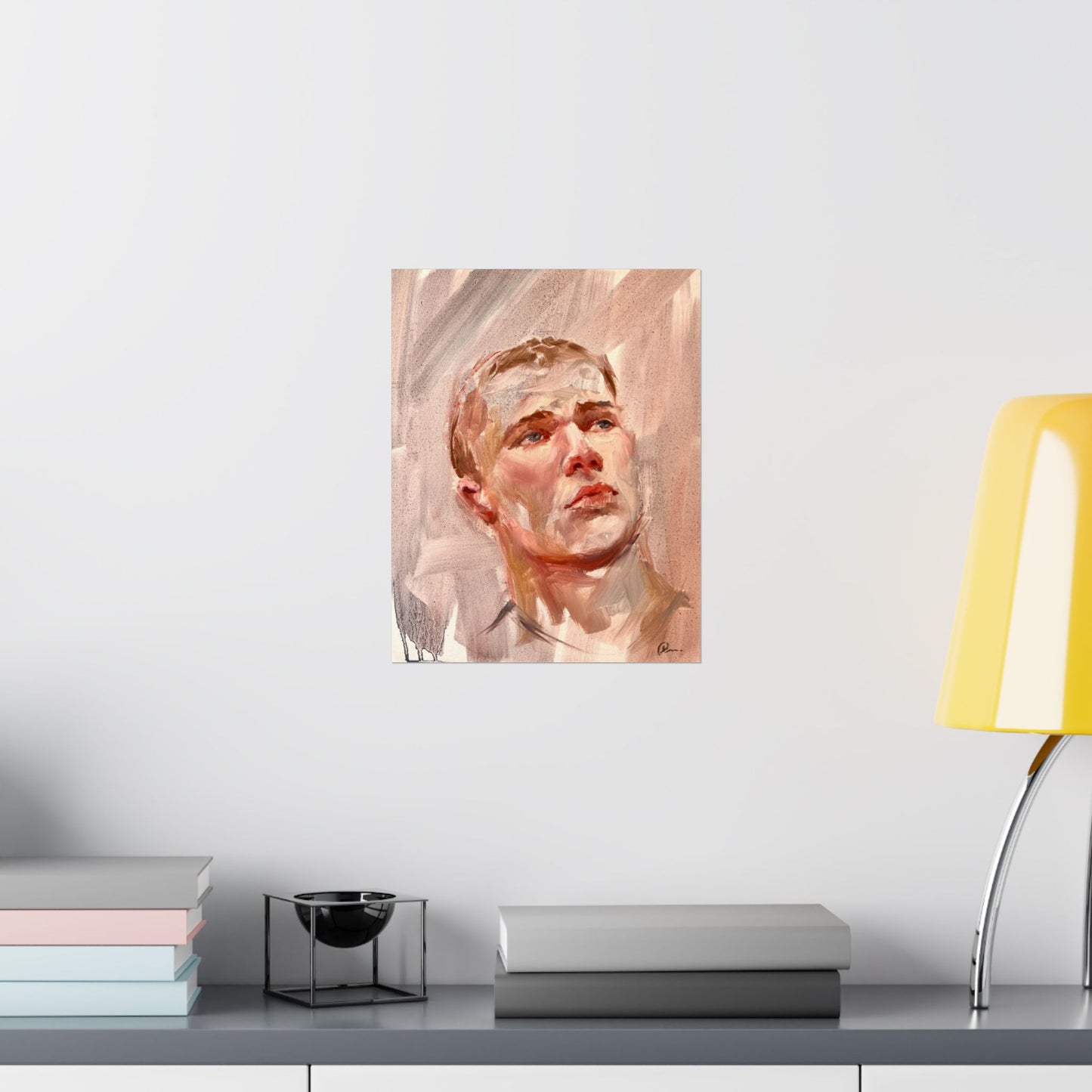 "Sam" - Oil Portriait Print (Day 114)
