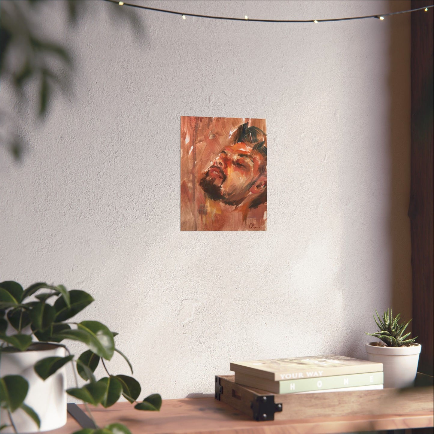 "Saeed" - Oil Portriait Print (Day 103)