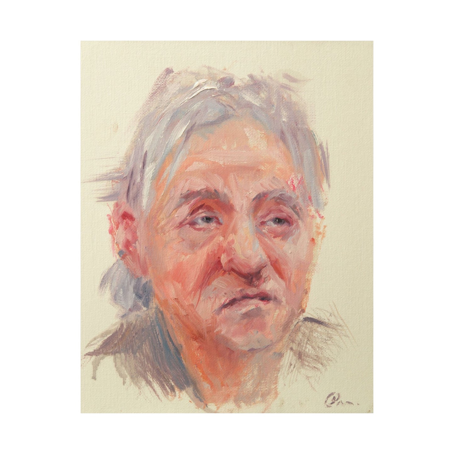 "Greta" - Oil Portriait Print (Day 276)