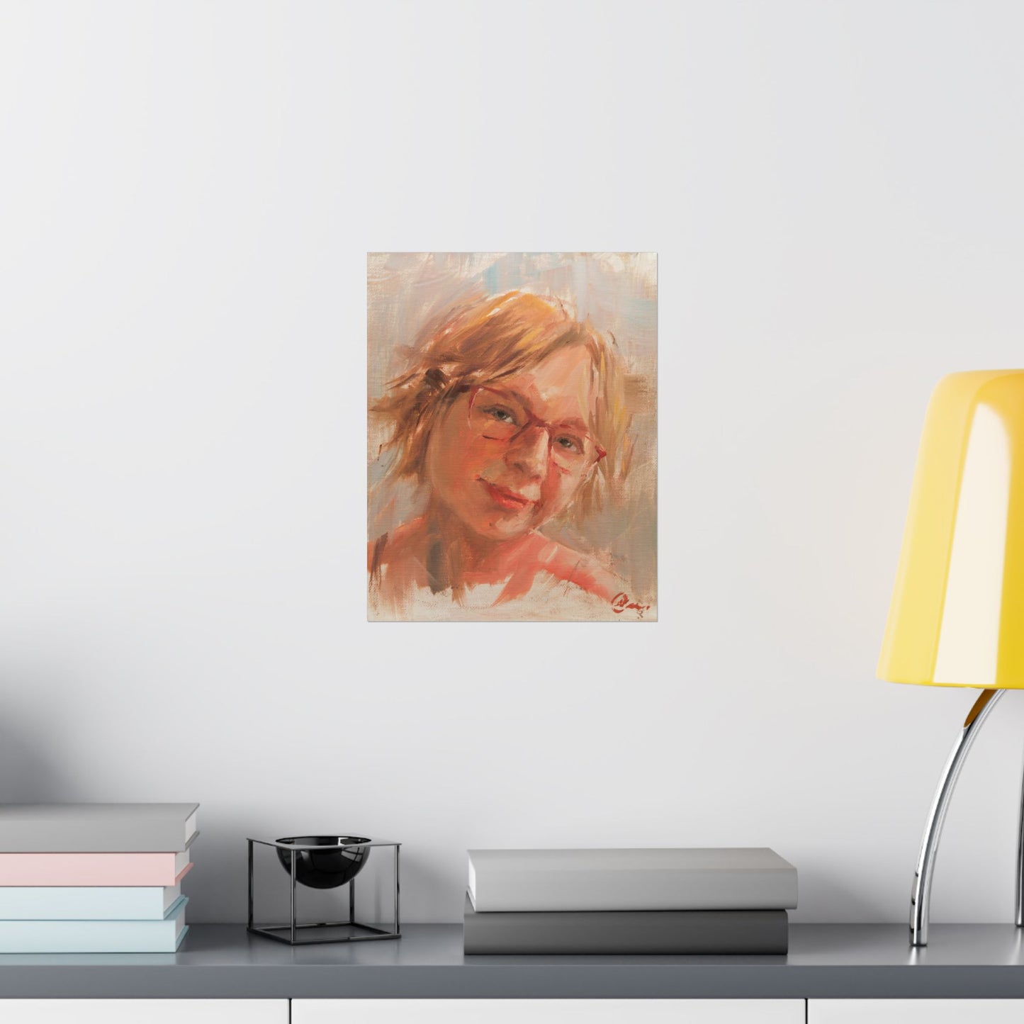 "Ameil" - Oil Portriait Print (Day 132)