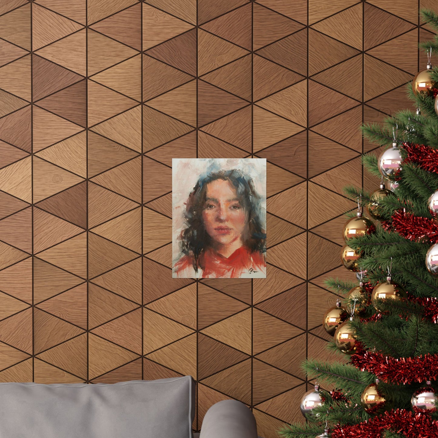 "Sara" - Oil Portriait Print (Day 148)