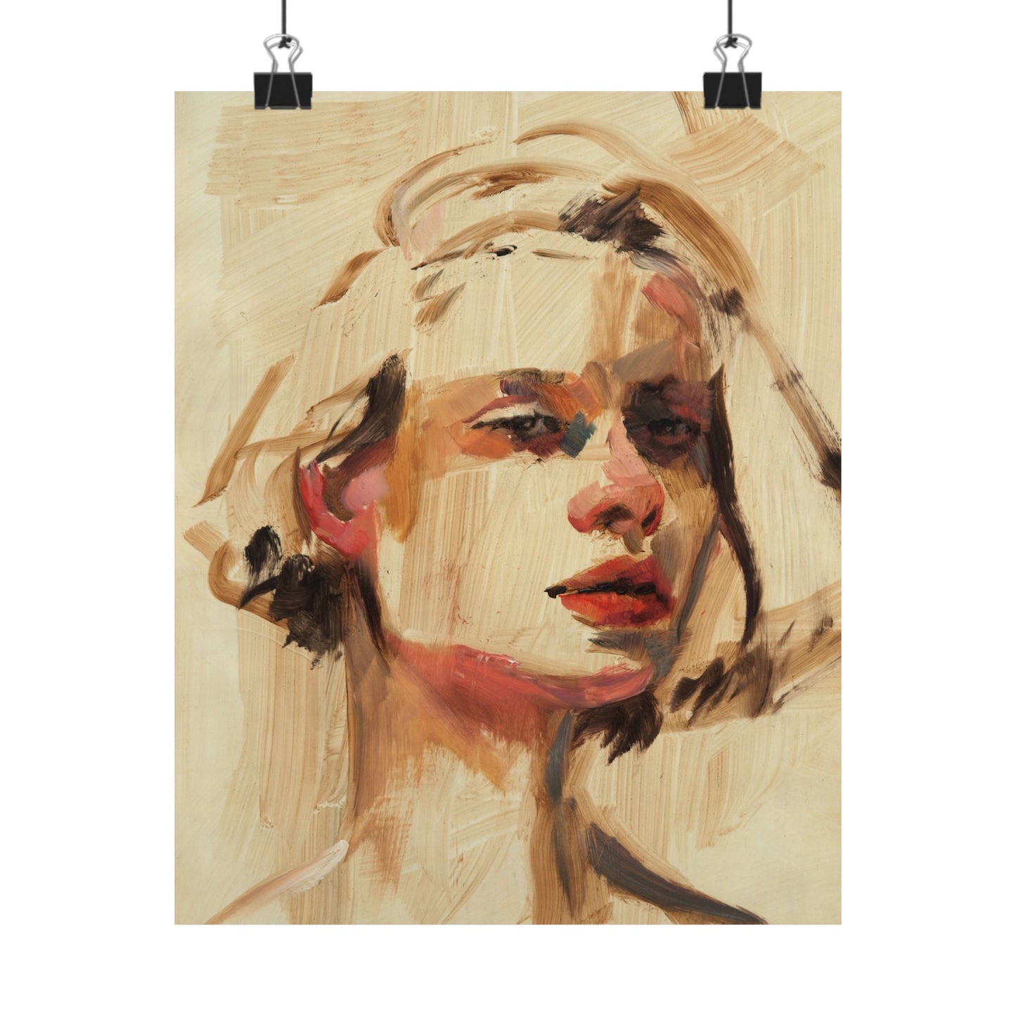 "Agatha" - Oil Portriait Print (Day 4)