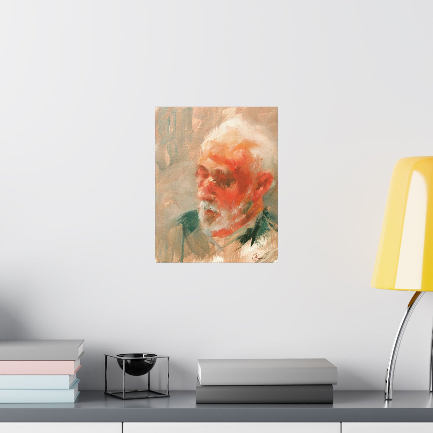 "Silas" - Oil Portriait Print (Day 126)