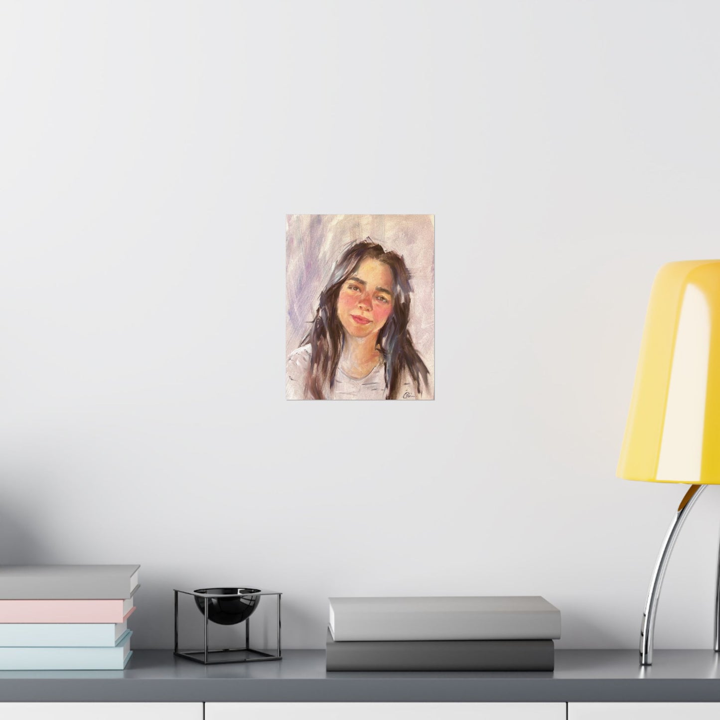 "Mina" - Oil Portriait Print (Day 113)