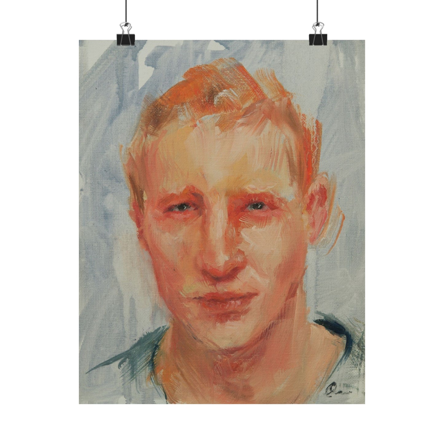 "Liam" - Oil Portriait Print (Day 151)