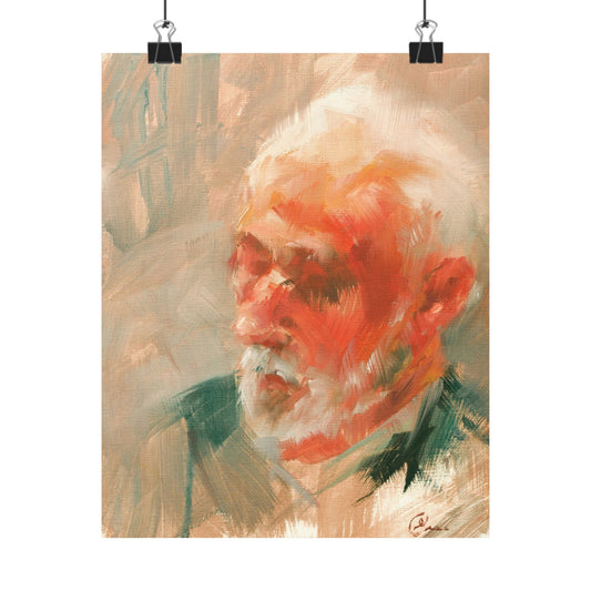 "Silas" - Oil Portriait Print (Day 126)