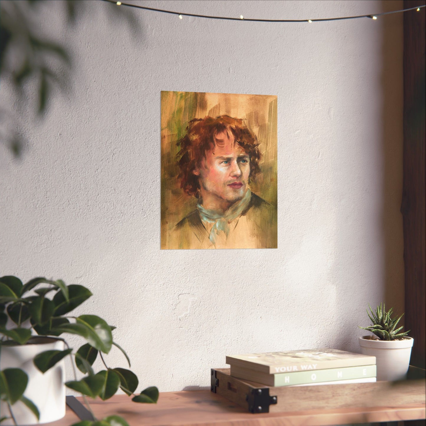 "Jamie Fraser" - Oil Portriait Print (Day 59)
