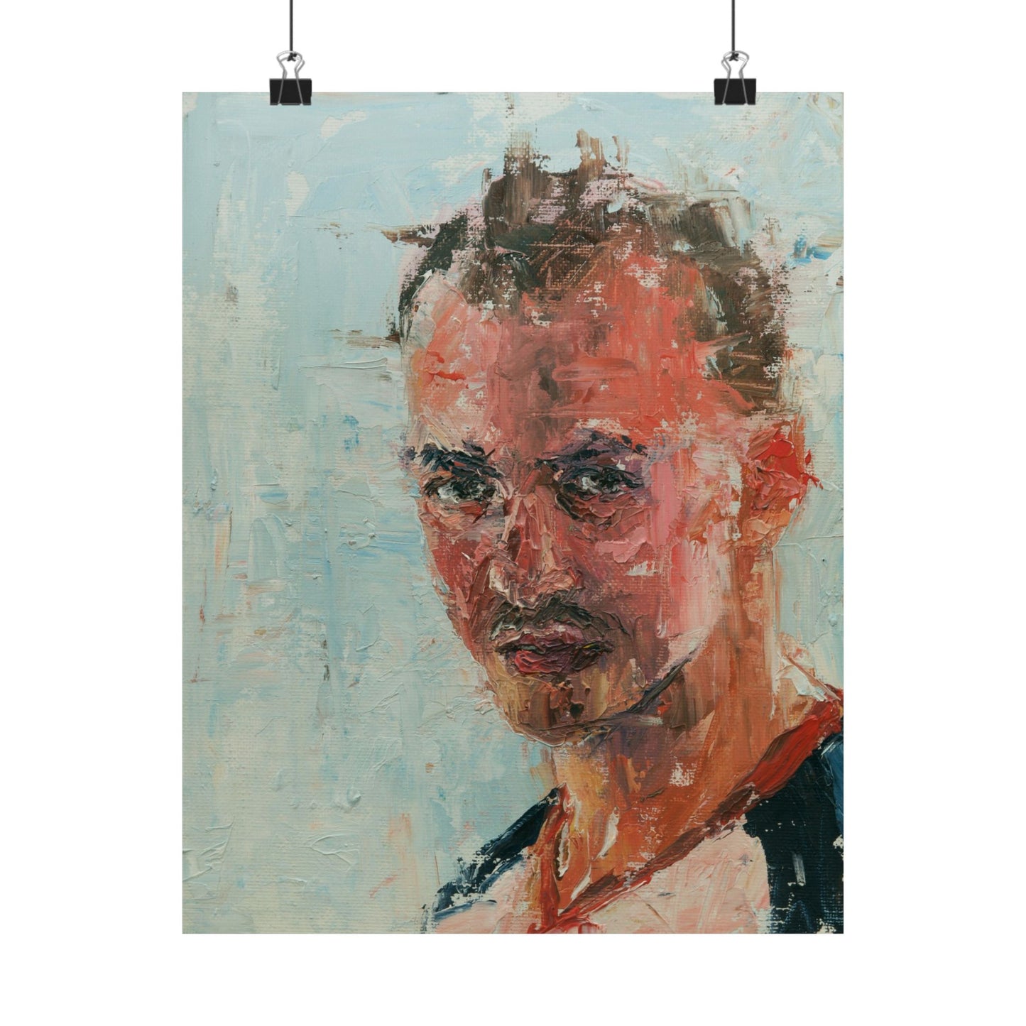 "Oleg" - Oil Portriait Print (Day 189)