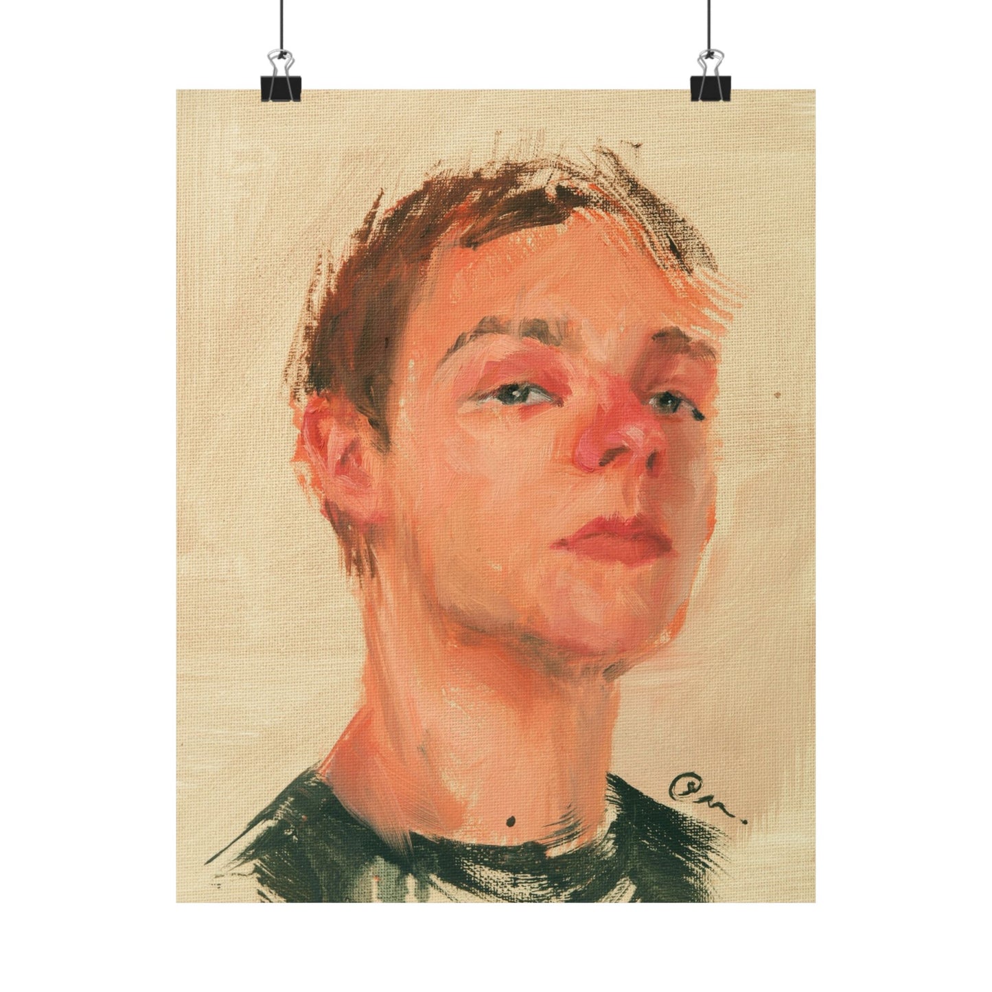 "Dylan" - Oil Portriait Print (Day 294)