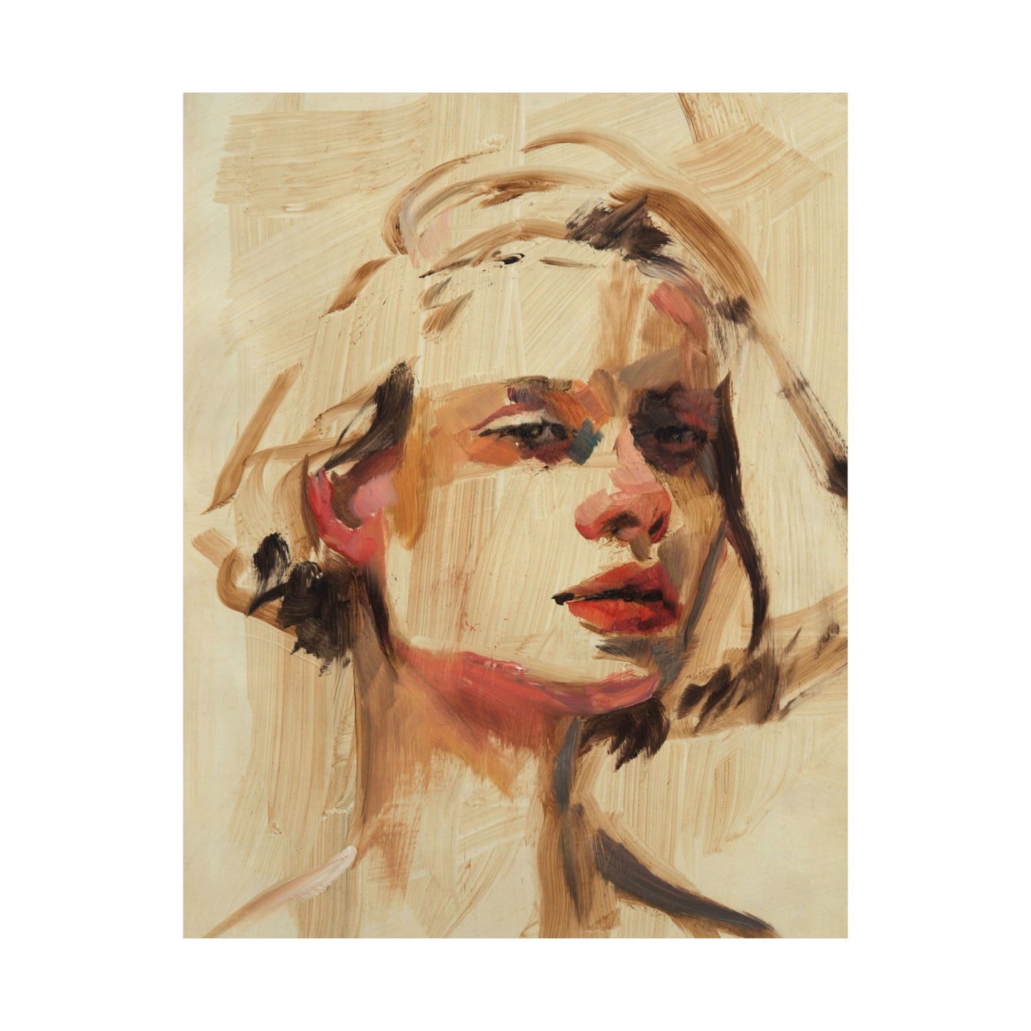 "Agatha" - Oil Portriait Print (Day 4)