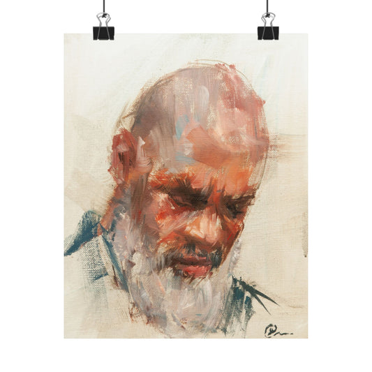 "Jason" - Oil Portriait Print (Day 167)