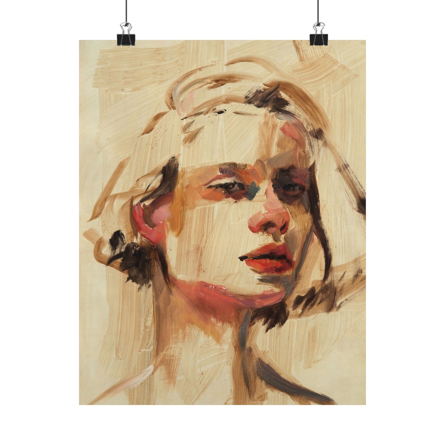 "Agatha" - Oil Portriait Print (Day 4)