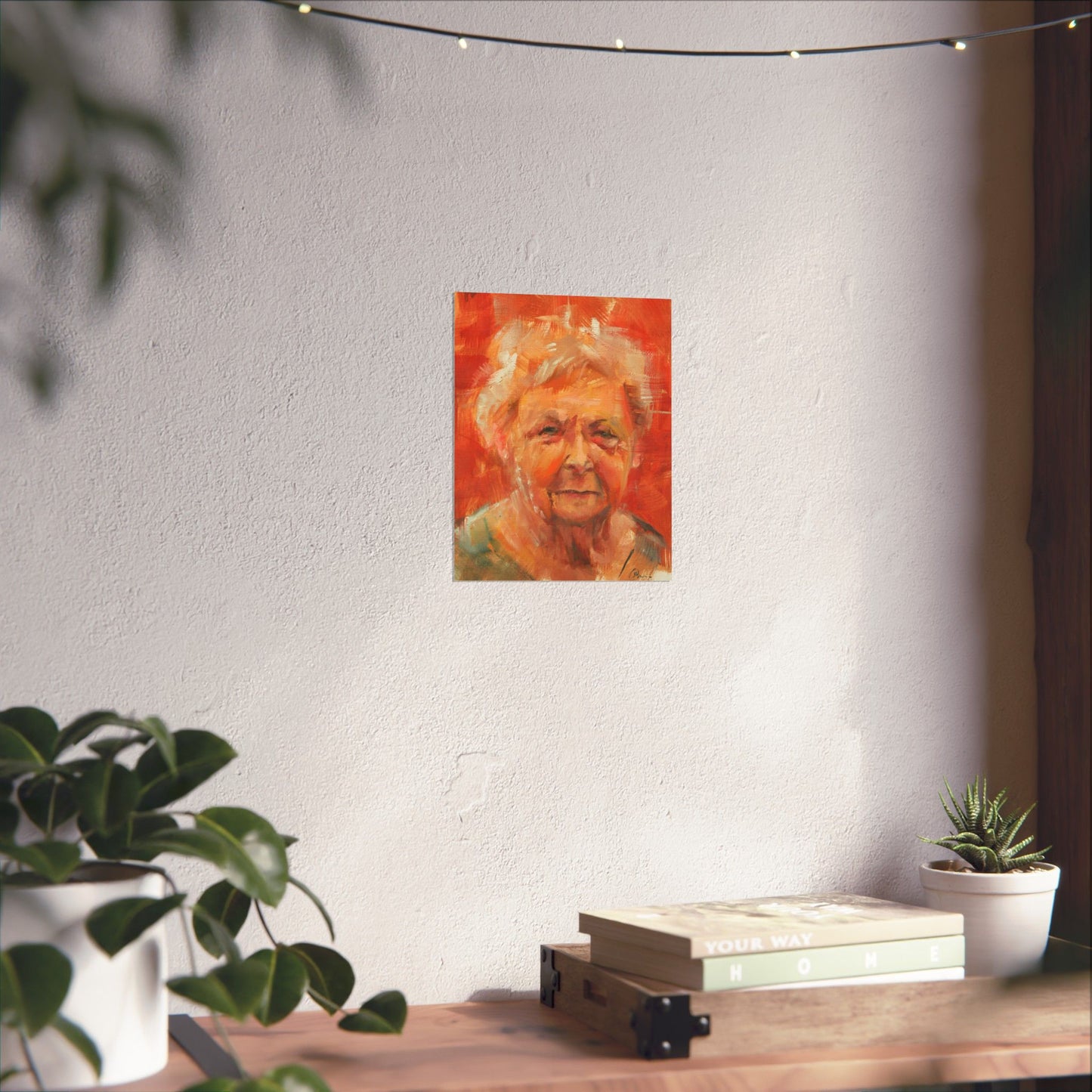 "Isadora" - Oil Portriait Print (Day 99)