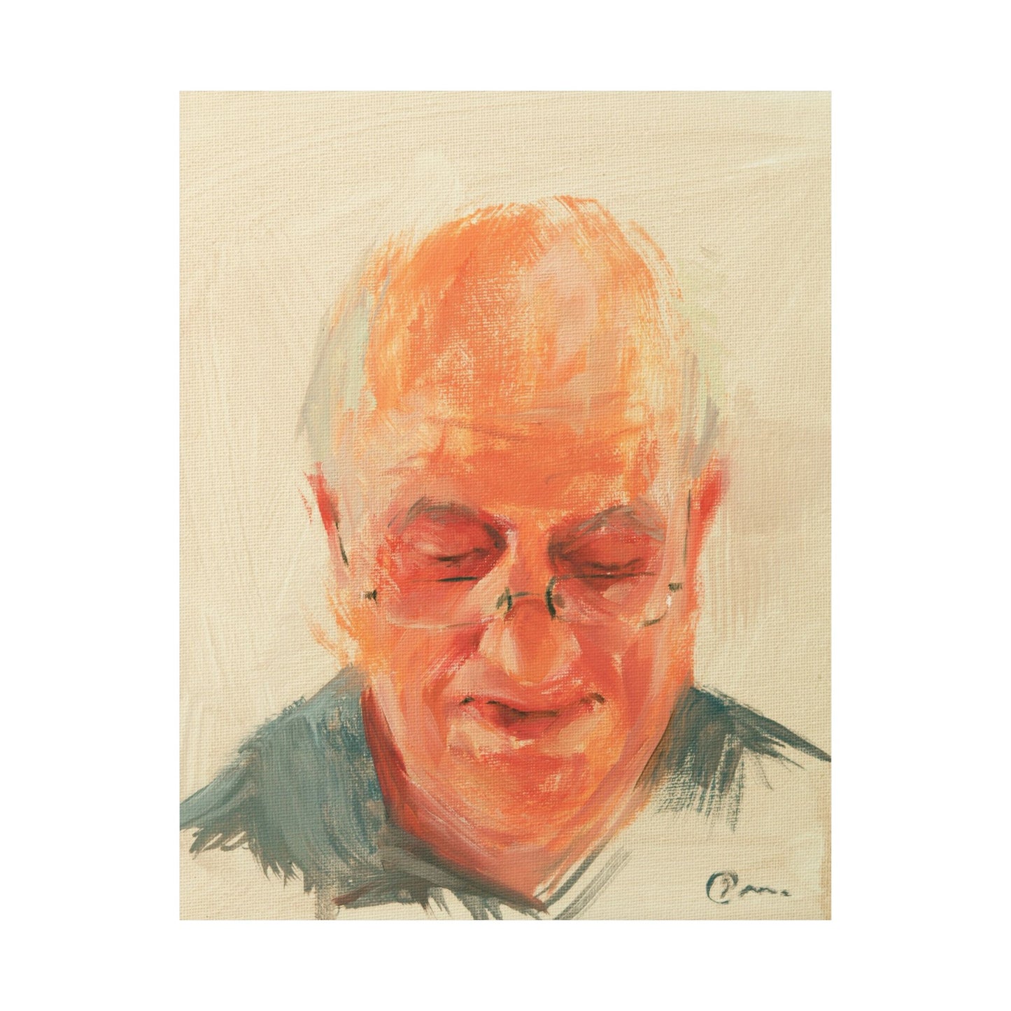 "Christopher" - Oil Portriait Print (Day 287)