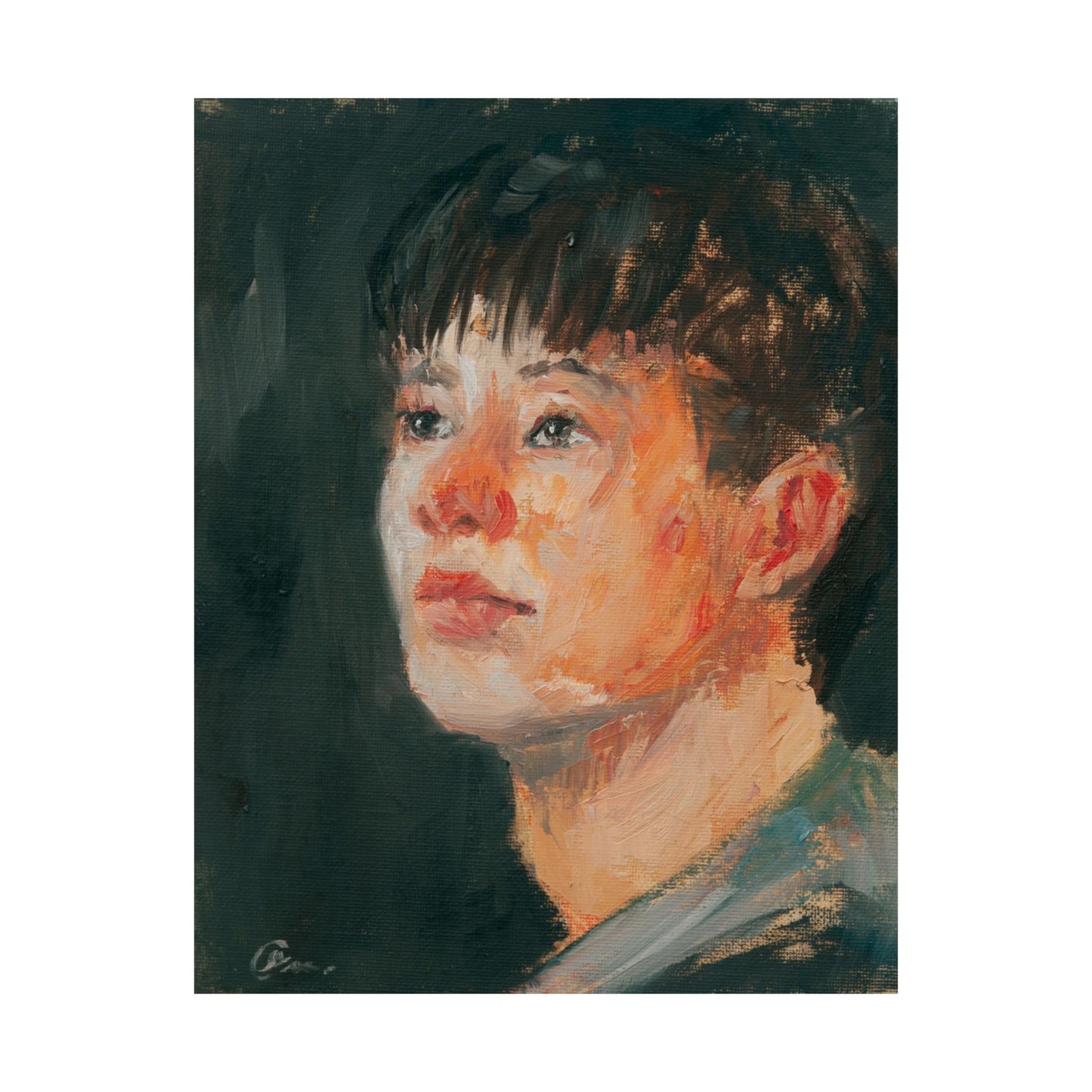 "Saul" - Oil Portriait Print (Day 204)