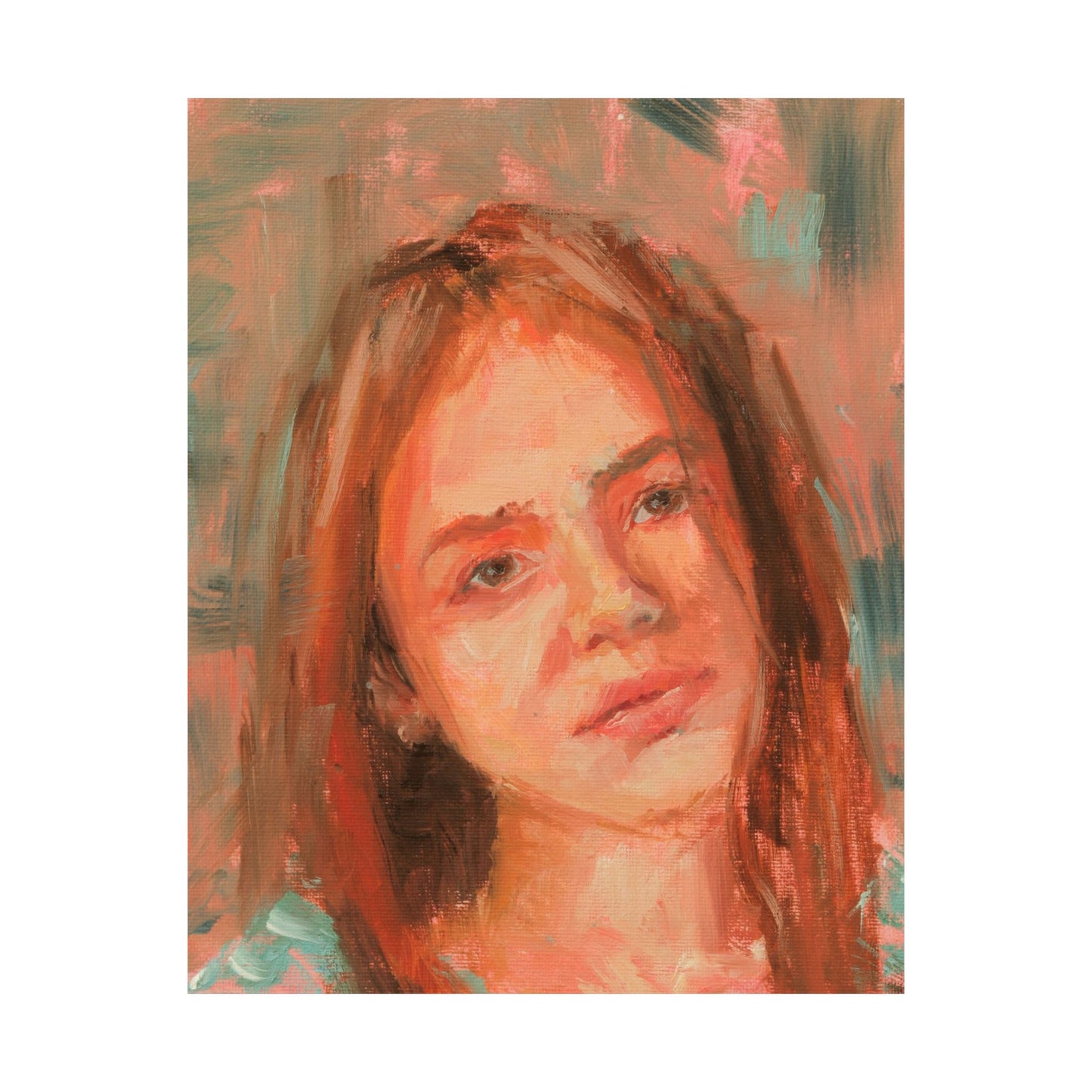 "Sybil" - Oil Portriait Print (Day 214)