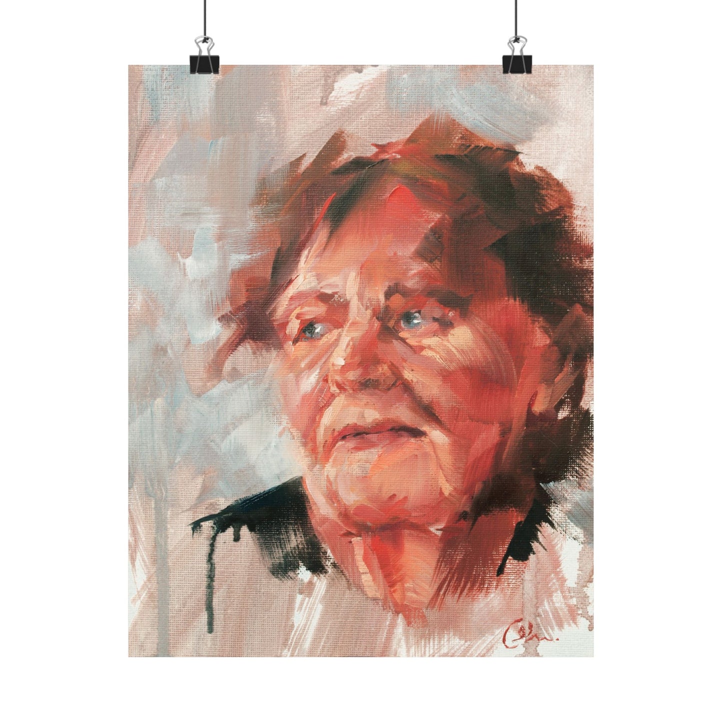 "Nasly" - Oil Portriait Print (Day 121)