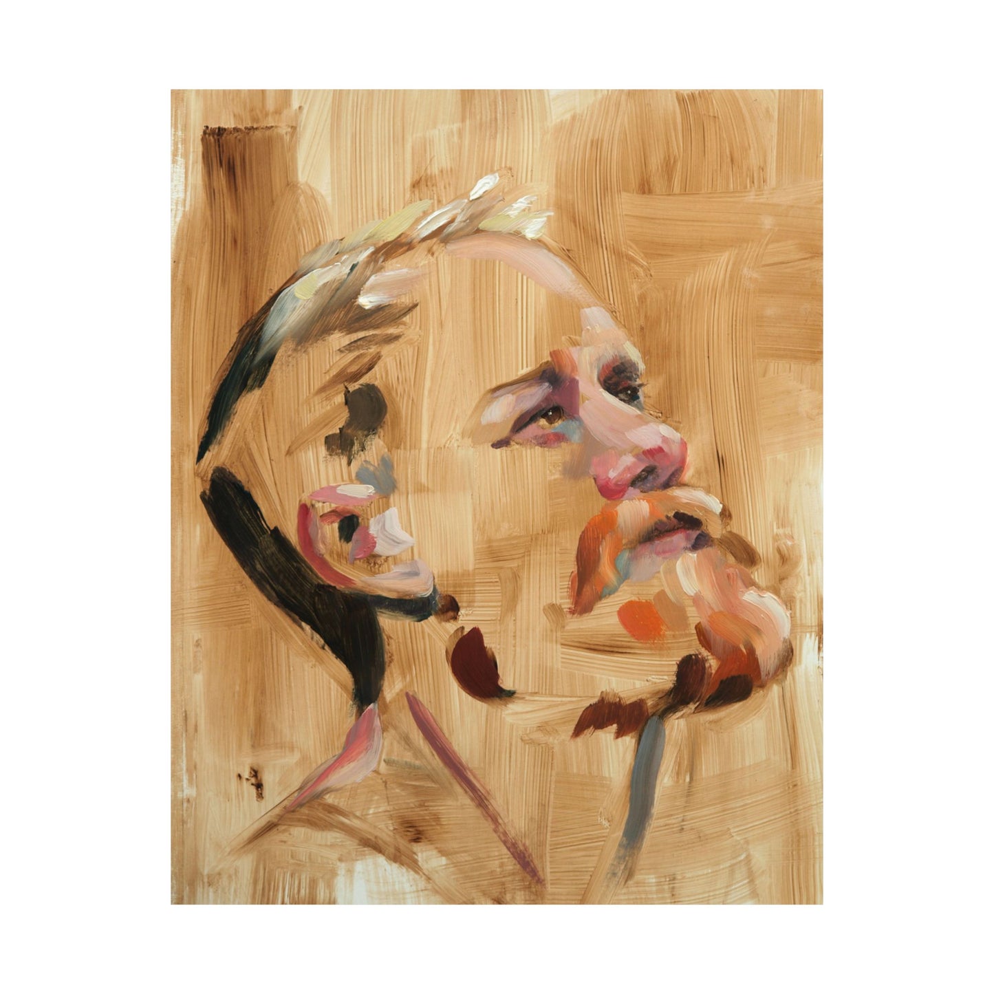 "Gregory" - Oil Portriait Print (Day 7)