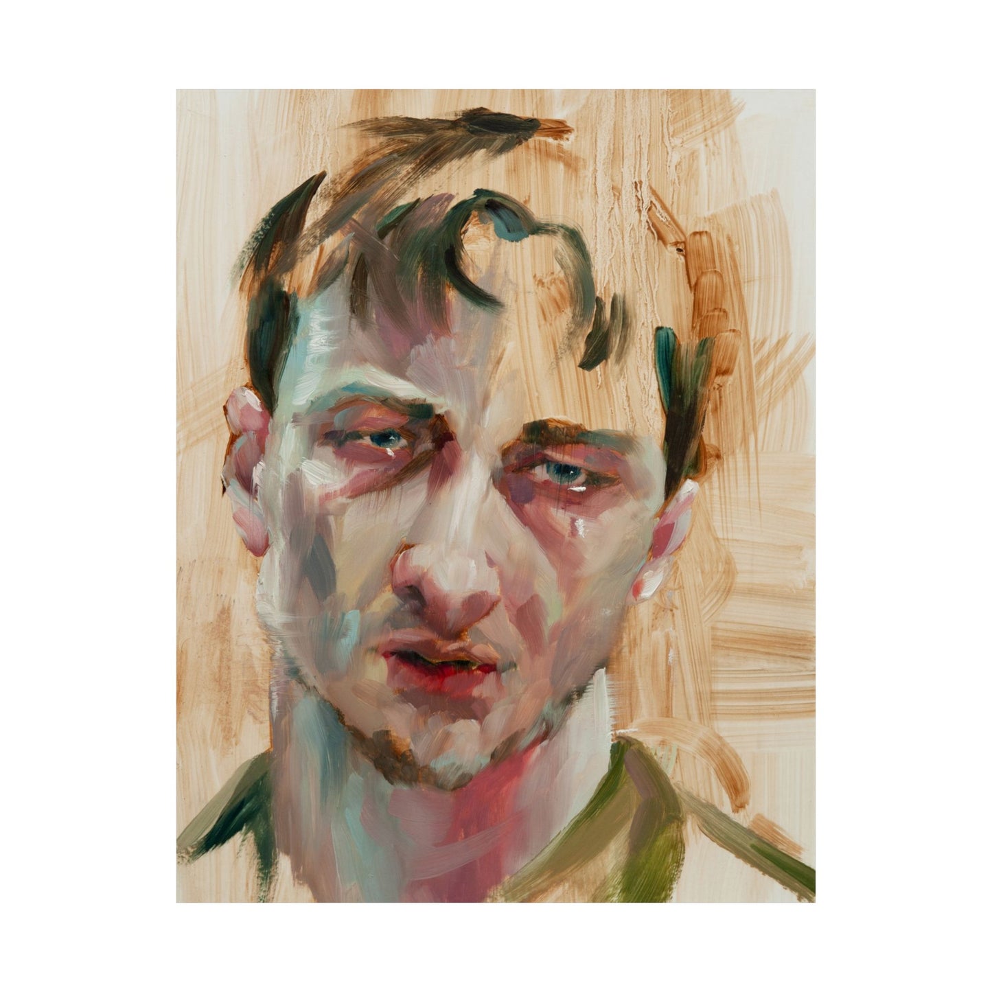 "Robbie" - Oil Portriait Print (Day 8)