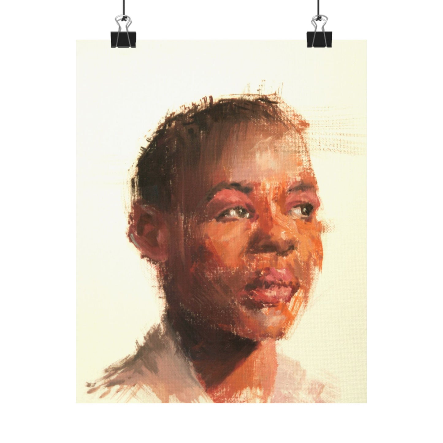 "Kira" - Oil Portriait Print (Day 279)