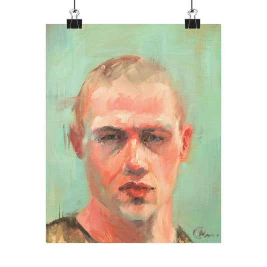 "Colin" - Oil Portriait Print (Day 230)