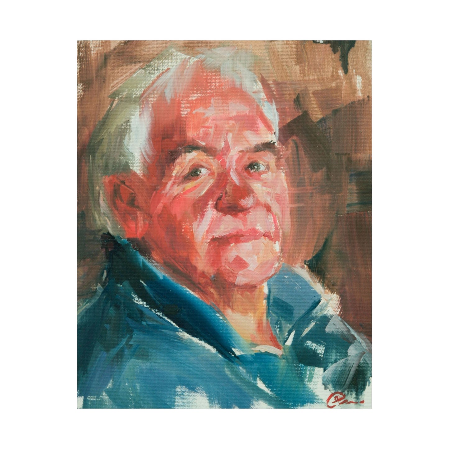 "Fabio" - Oil Portriait Print (Day 140)