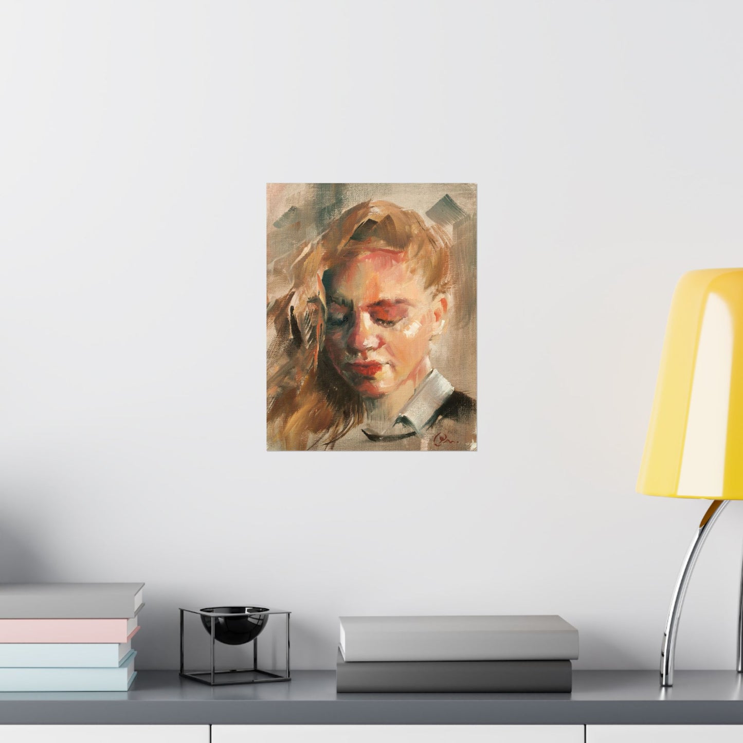 "Susan" - Oil Portriait Print (Day 123)