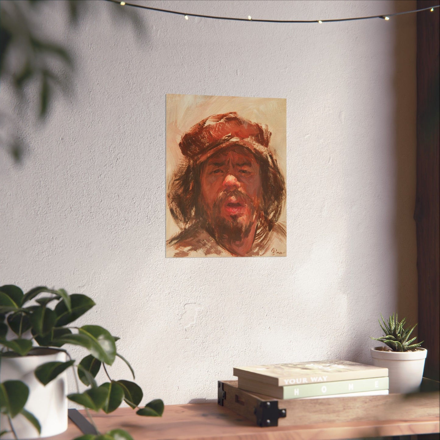 "Aaron" - Oil Portriait Print (Day 246)