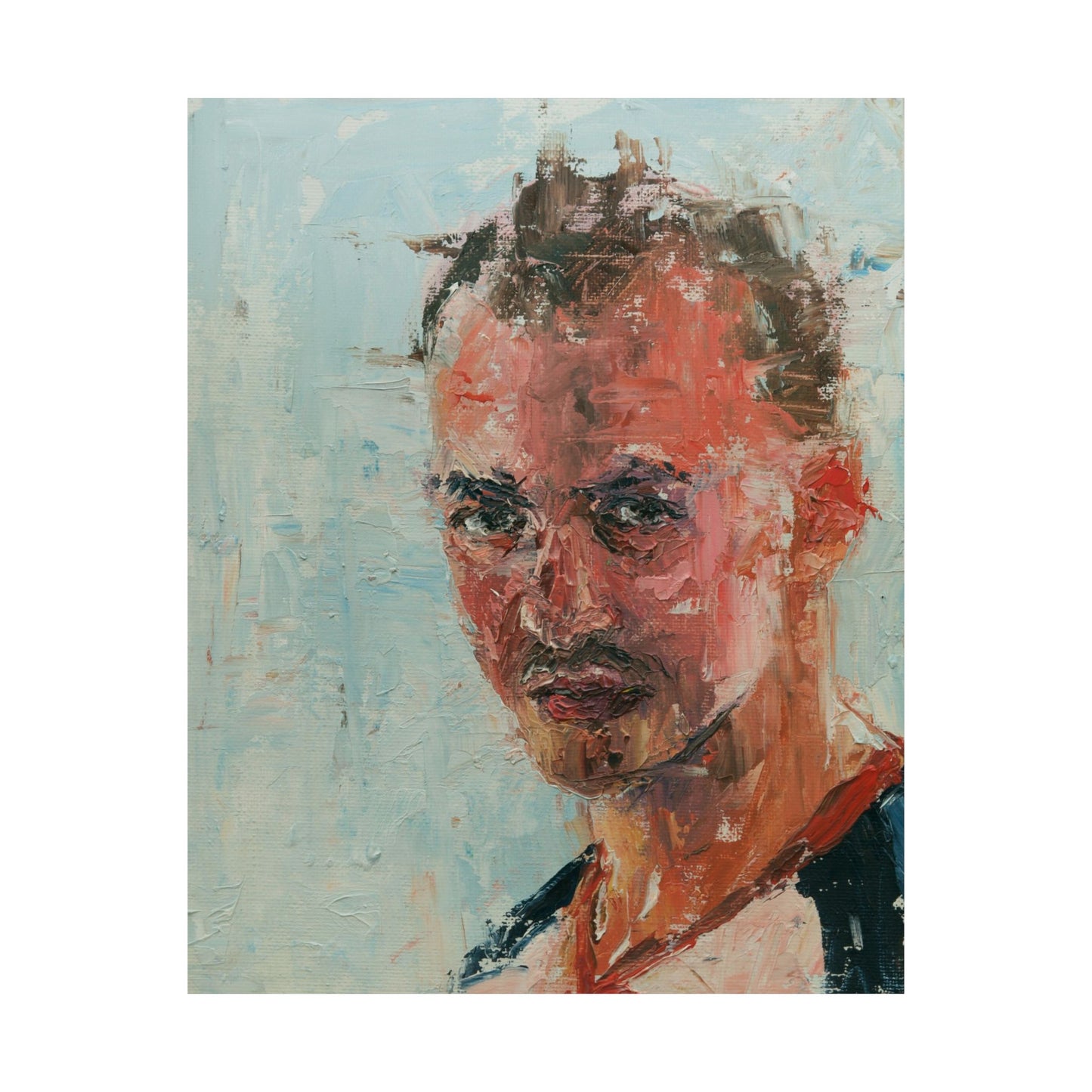 "Oleg" - Oil Portriait Print (Day 189)
