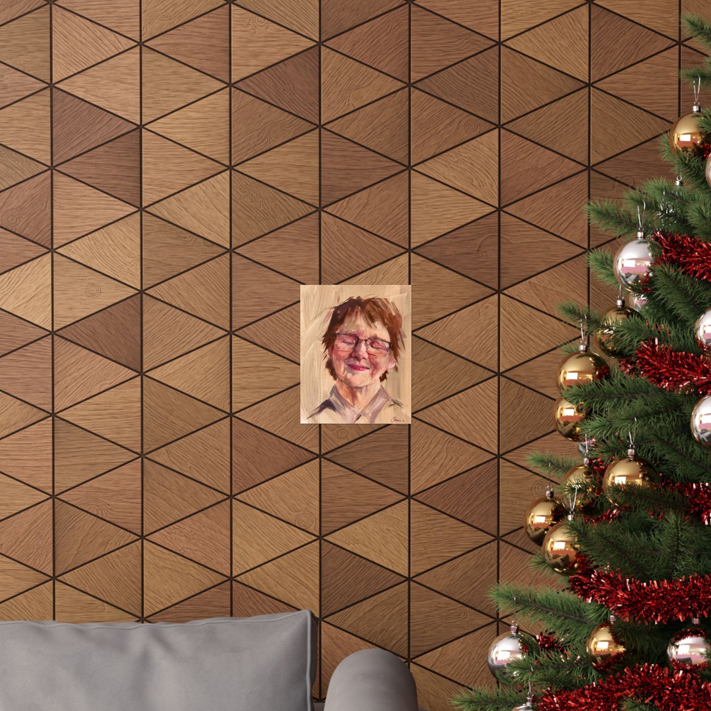 "Jaqueline" - Oil Portriait Print (Day 109)