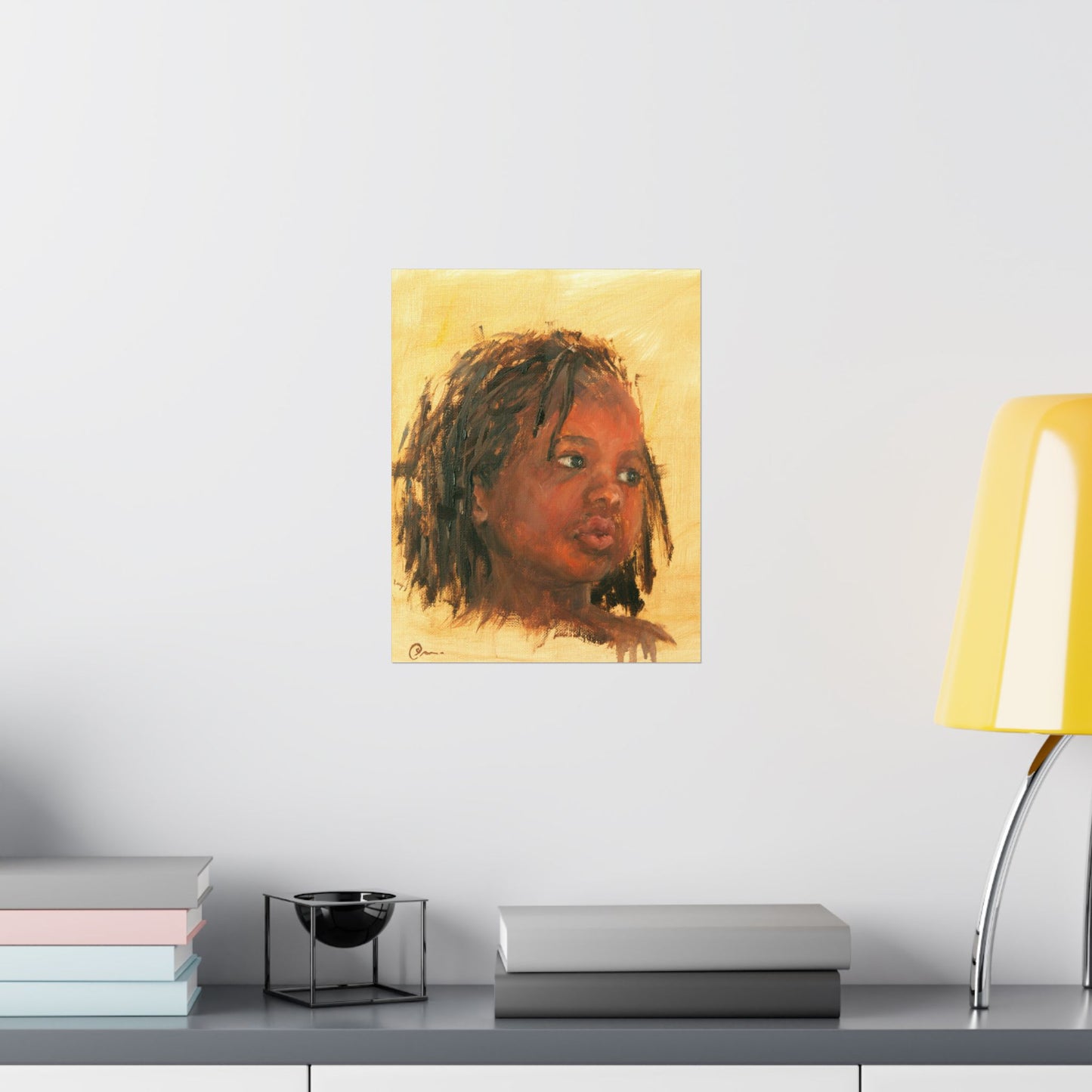 "Nina" - Oil Portriait Print (Day 290)