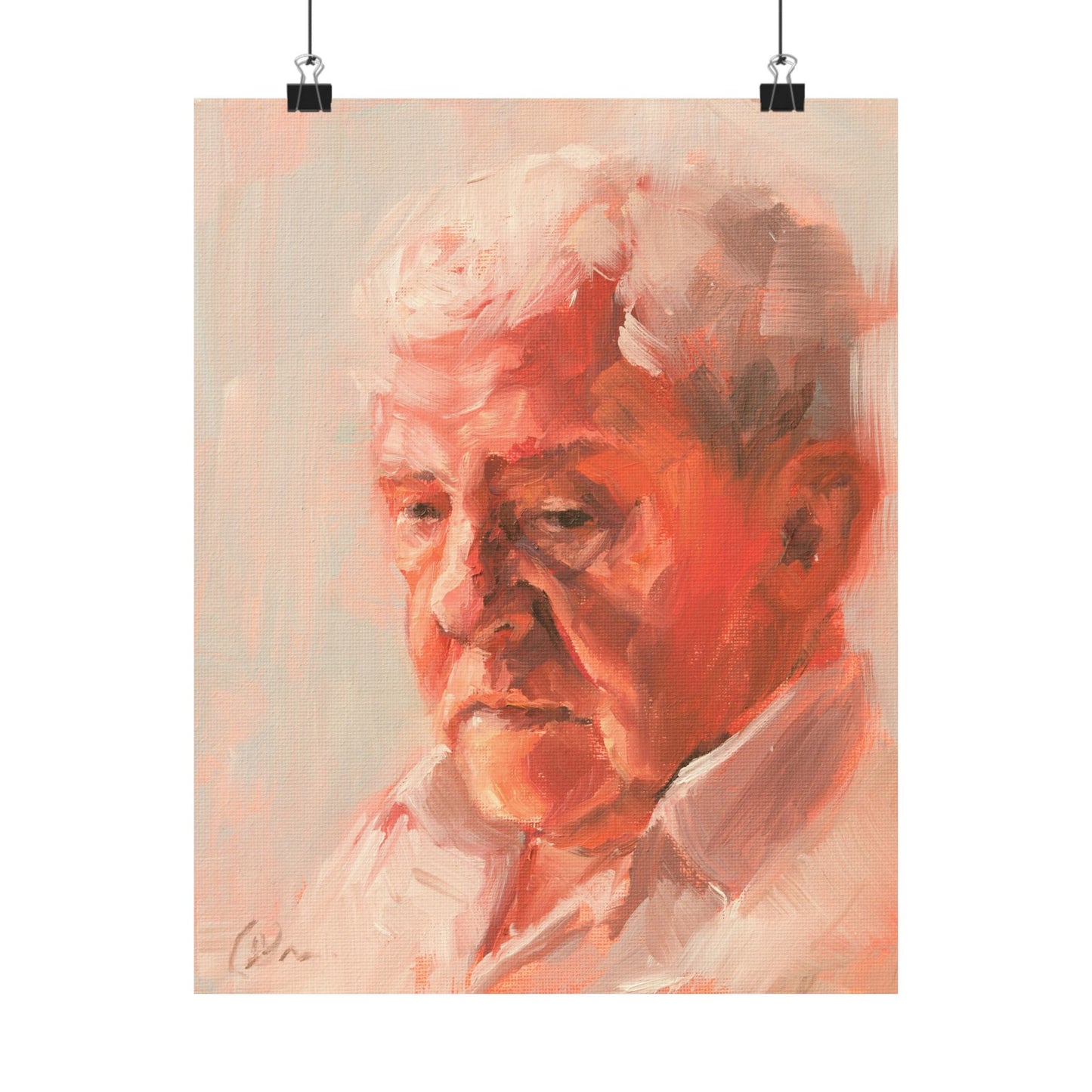 "Raphael" - Oil Portriait Print (Day 237)