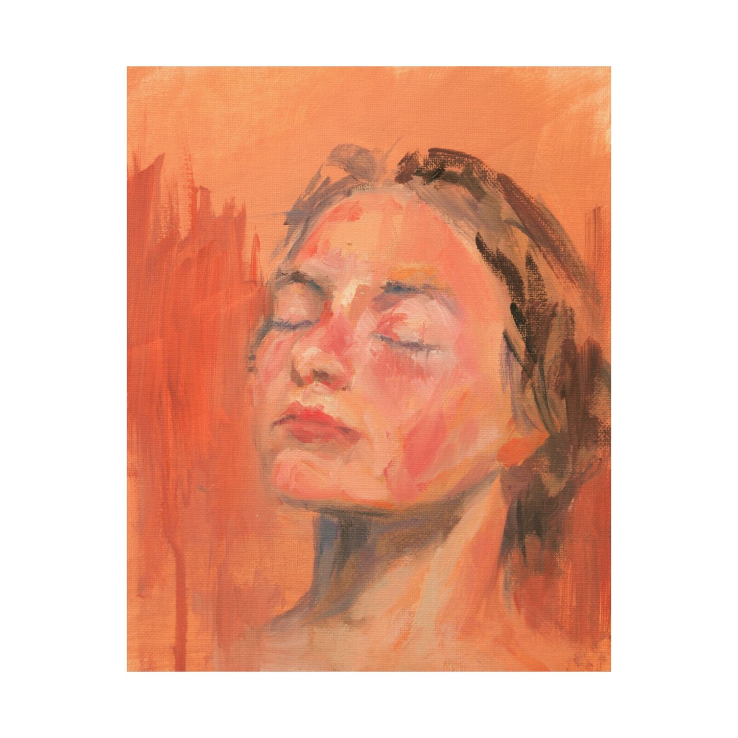 "Casey" - Oil Portriait Print (Day 220)