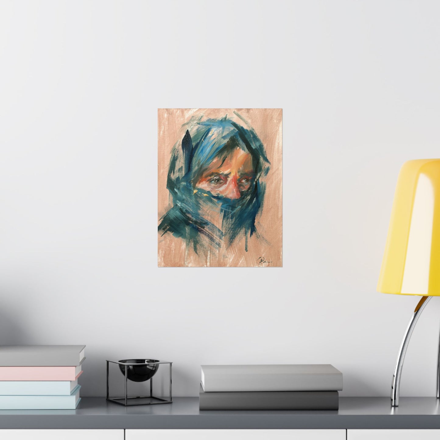 "Riyad" - Oil Portriait Print (Day 129)