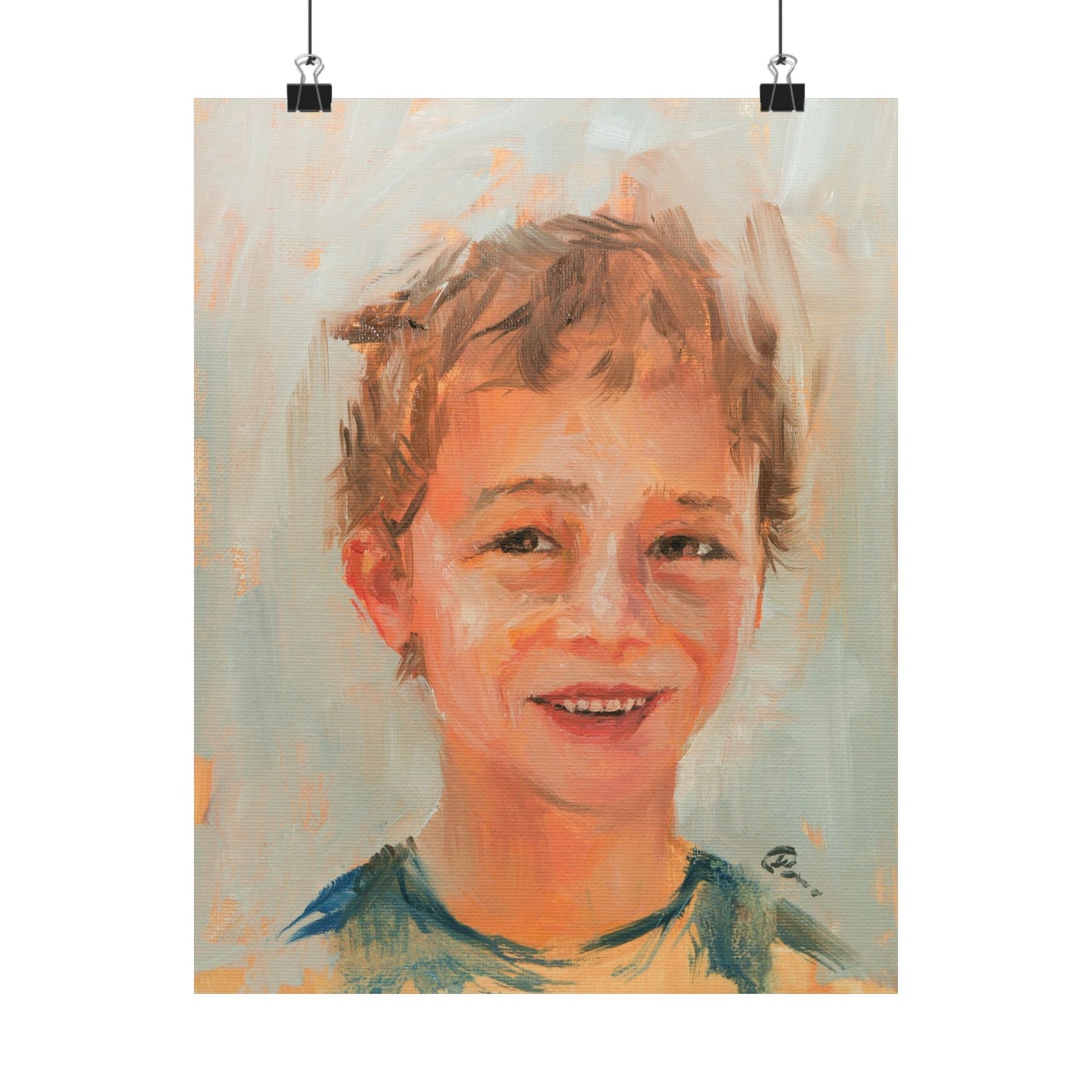 "Eliott" - Oil Portriait Print (Day 176)