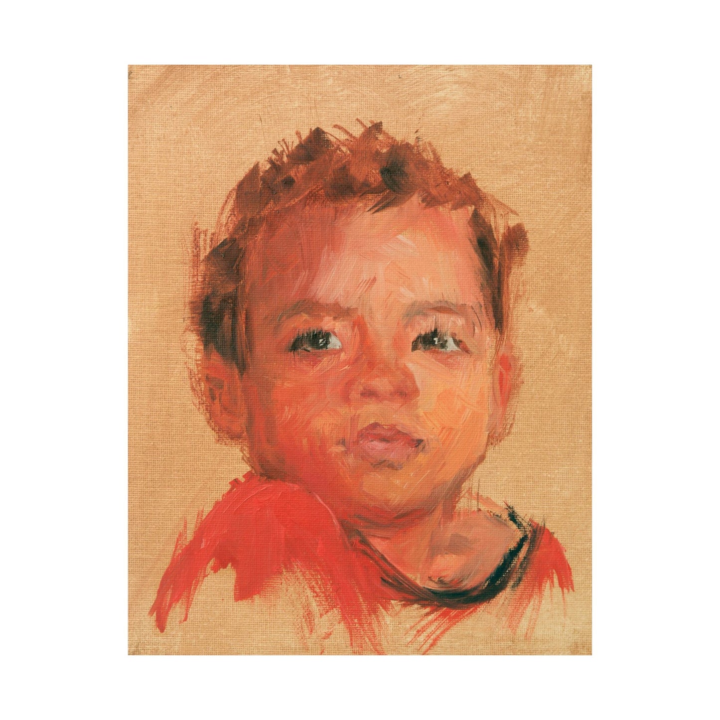 "Oliver" - Oil Portriait Print (Day 240)