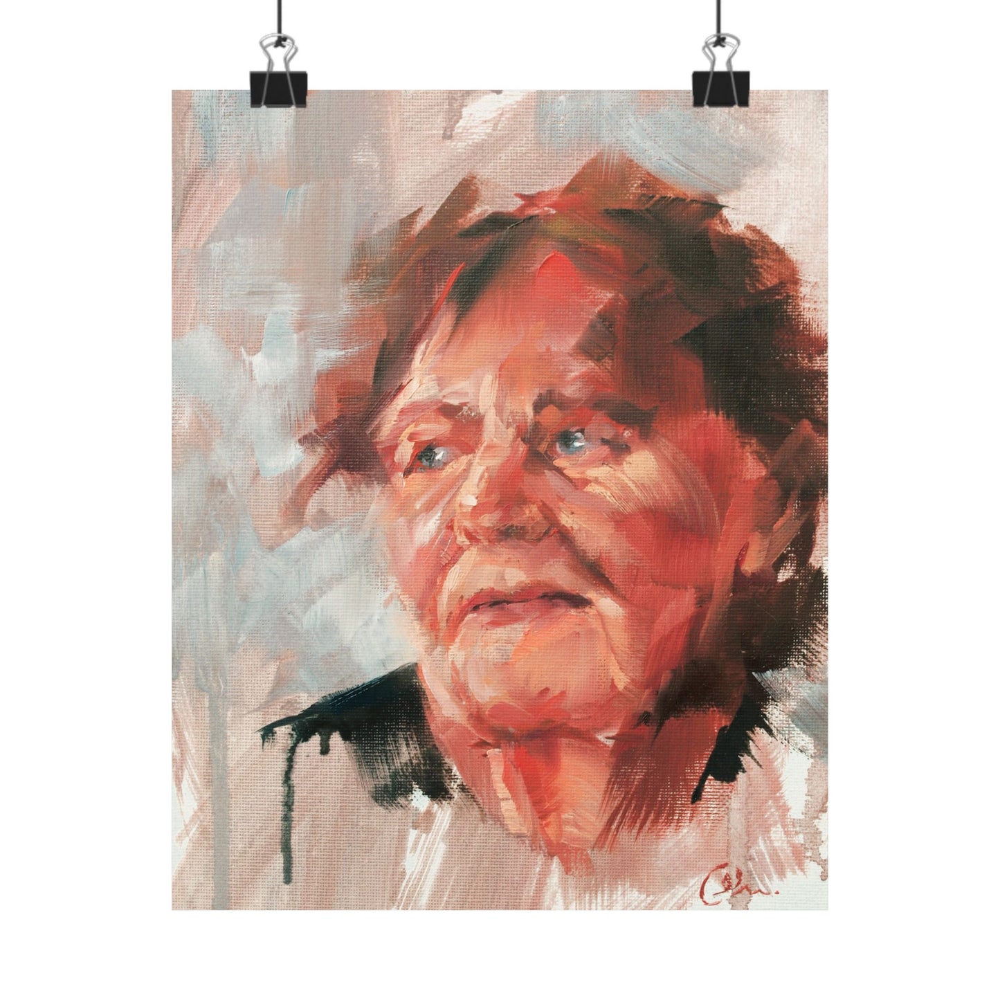 "Nasly" - Oil Portriait Print (Day 121)