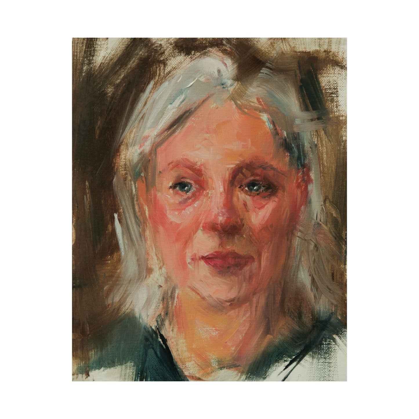 "Mariana" - Oil Portriait Print (Day 158)