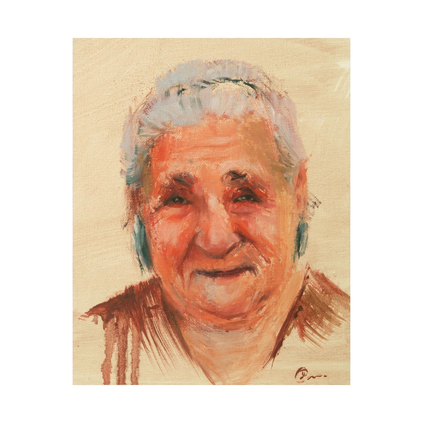 "Hortensia" - Oil Portriait Print (Day 291)