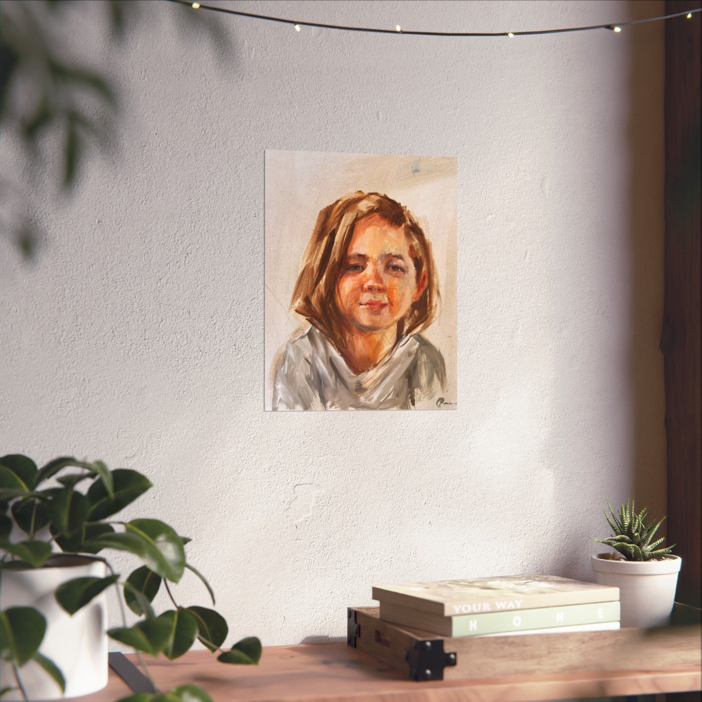 "Susi" - Oil Portriait Print (Day 108)