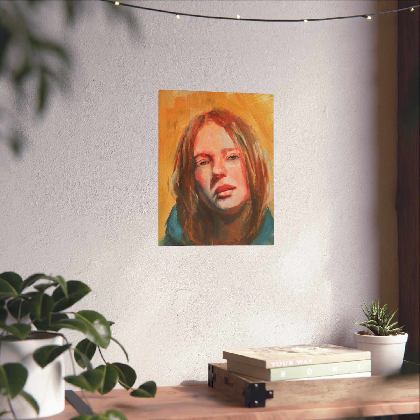 "Vicky" - Oil Portriait Print (Day 229)