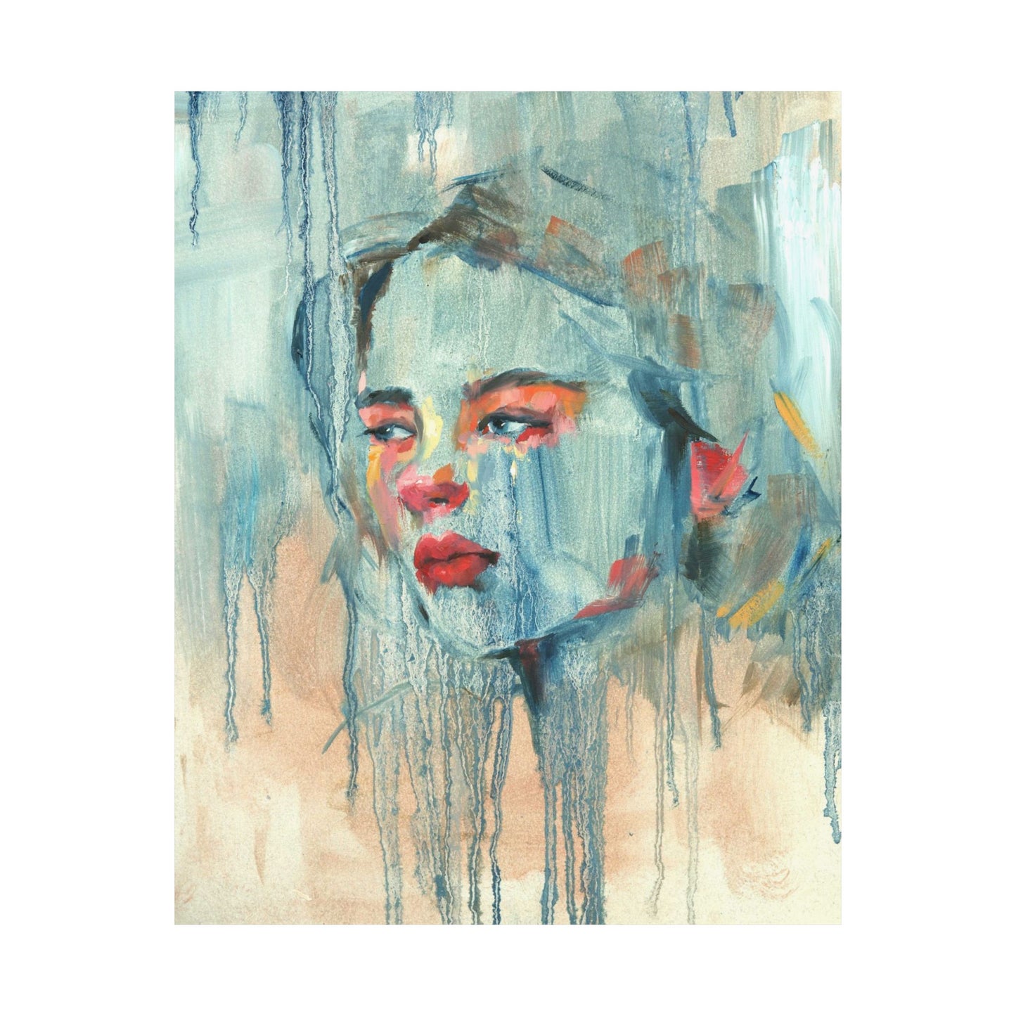 "Patience" - Oil Portriait Print (Day 40)