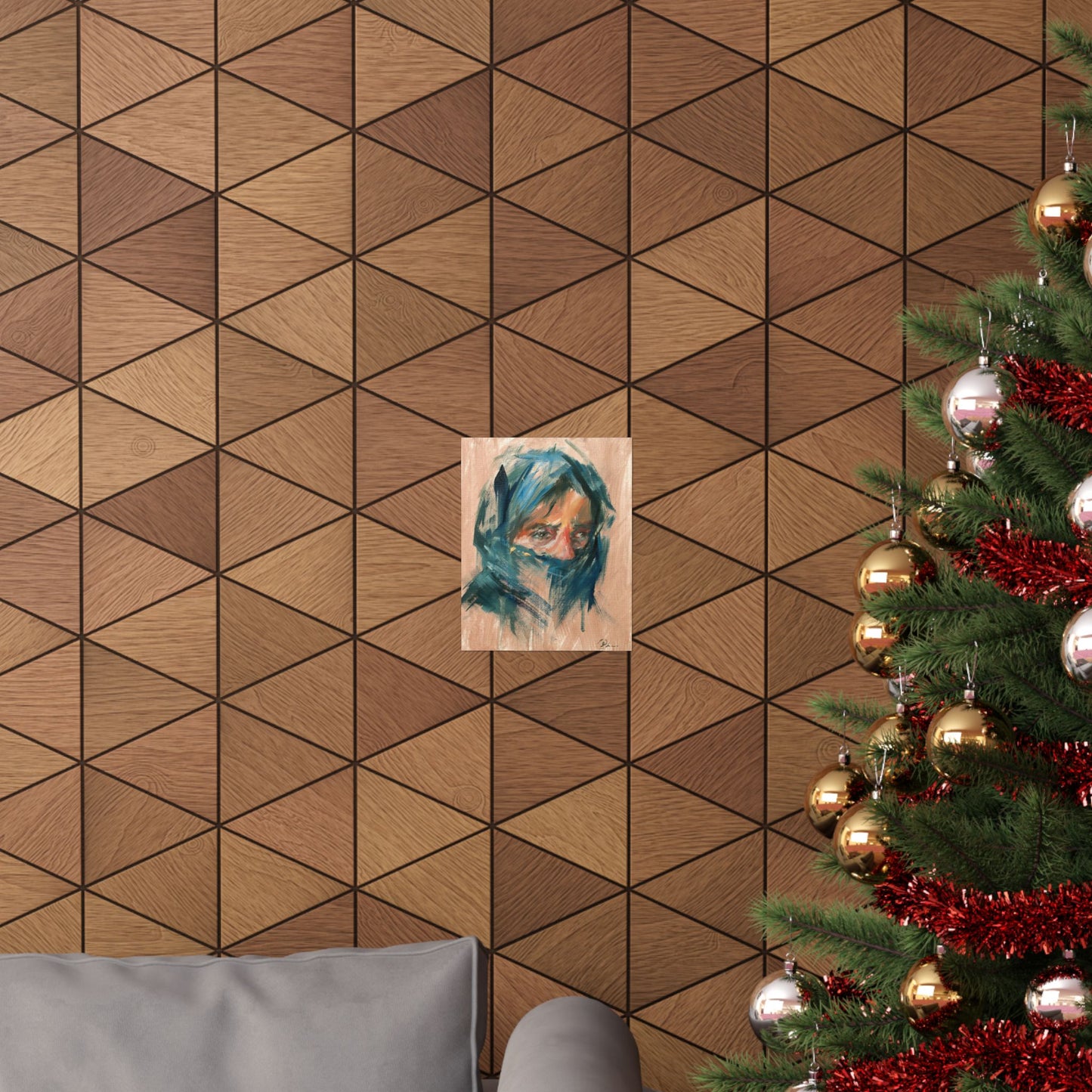 "Riyad" - Oil Portriait Print (Day 129)