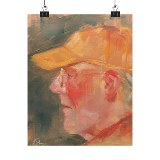 "Richard" - Oil Portriait Print (Day 134)