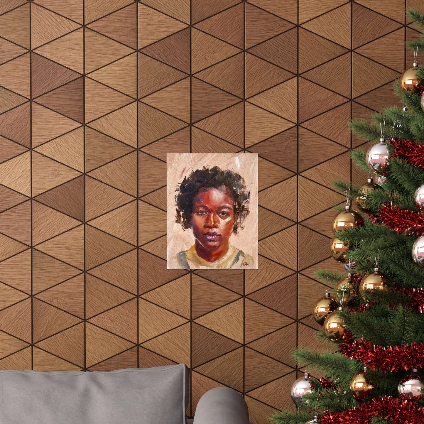 "Dolly" - Oil Portriait Print (Day 111)