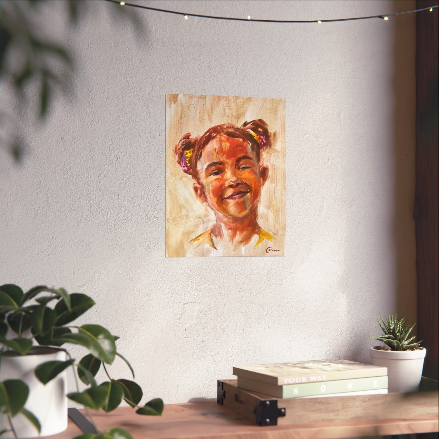 "Ayla" - Oil Portriait Print (Day 117)